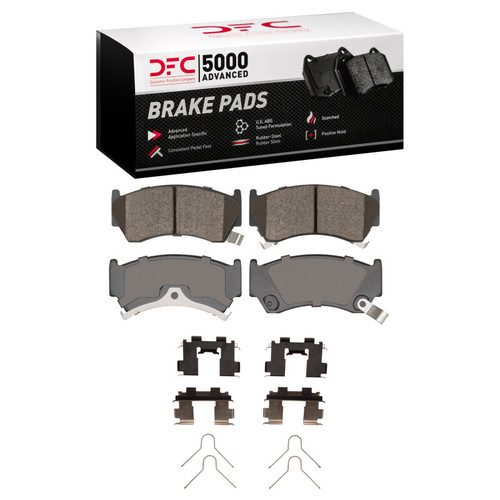 DFC 95-00 Nissan 200SX Front 5000 Advanced Ceramic Brake Pads and Hardware Kit