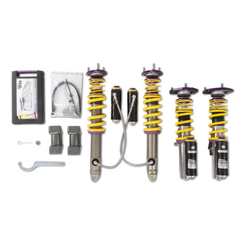 KW Clubsport 3-Way Coilover Kit 39771251 Porsche Turbo S w/ PDCC
