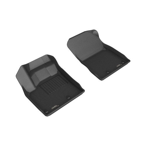 3D MAXpider Kagu 1st Row Black Floor Mat Set, Nissan Rogue 2023-2025