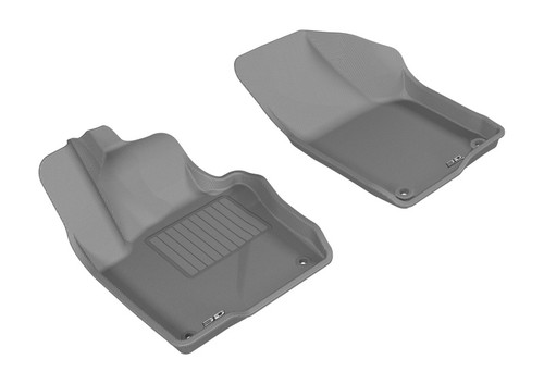 3D MAXpider Kagu 1st Row Gray Floor Mat Set, Volkswagen Jetta Sedan 2011-2018