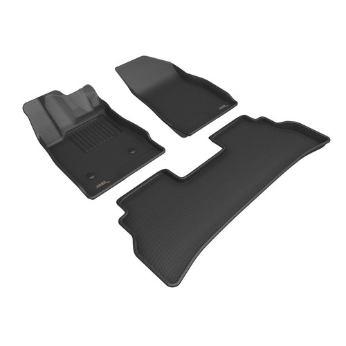 3D MAXpider Kagu 1st & 2nd Row Black Floor Mat Set, Buick Envista 2023-2024