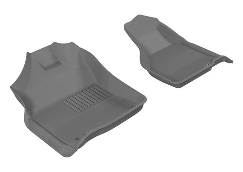 3D MAXpider Kagu 1st Row Gray Floor Mat Set, Dodge Ram Crew// Crew/Mega 2012-2020