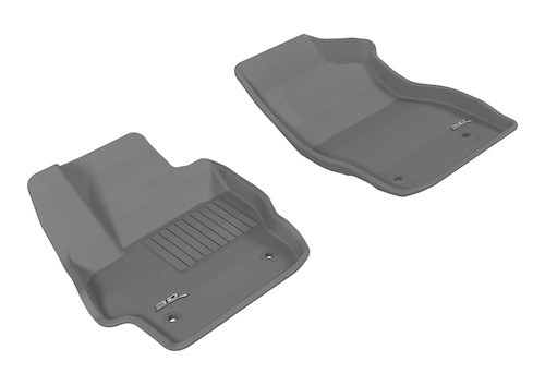 3D MAXpider Kagu 1st Row Gray Floor Mat Set, Mazda Mazda3 2010-2013