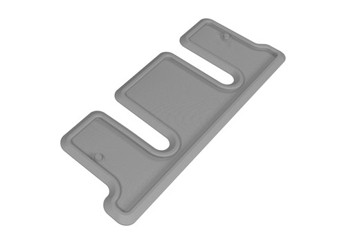 3D MAXpider Kagu 3rd Row Gray Floor Mat Set, Buick/Chevrolet/GMC Enclave/Traverse/Acadia 2008-2017