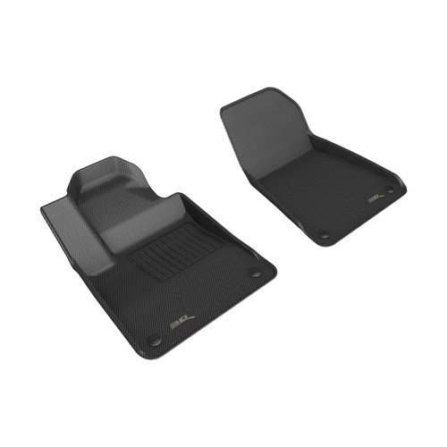 3D MAXpider Kagu 1st Row Black Floor Mat Set, Polestar 2 2021-2024