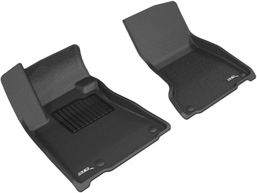 3D MAXpider Kagu 1st Row Black Floor Mat Set, Maserati Levante 2017-2018