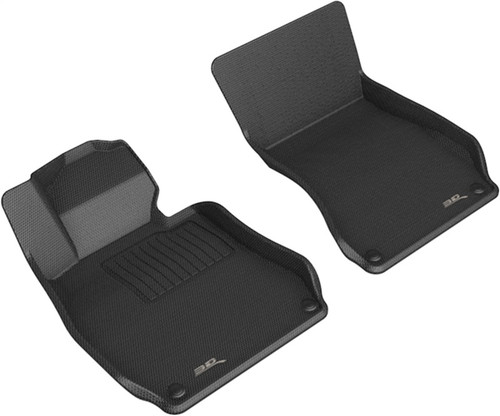 3D MAXpider Kagu 1st Row Black Floor Mat Set, Mercedes-Benz S-Class 2021-2024