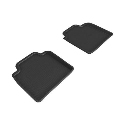 3D MAXpider Kagu 2nd Row Black Floor Mat Set, Lexus LS 460L 2013-2017