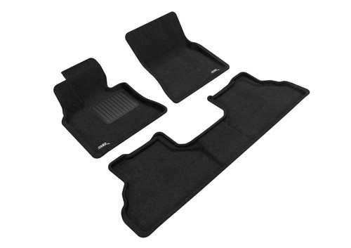 3D MAXpider Elegant Black Floor Mat Set 1st & 2nd Row, BMW X6 2008-2014