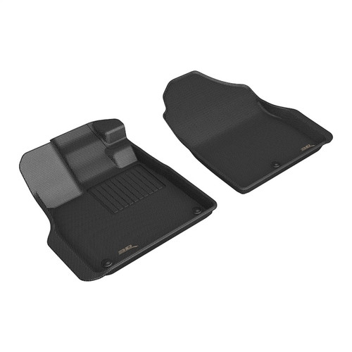 3D MAXpider Kagu 1st Row Black Floor Mat Set, Honda Pilot 2023-2024
