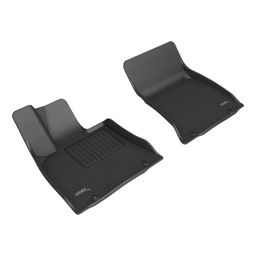 3D MAXpider Kagu 1st Row Black Floor Mat Set, Genesis G80 2023-2024