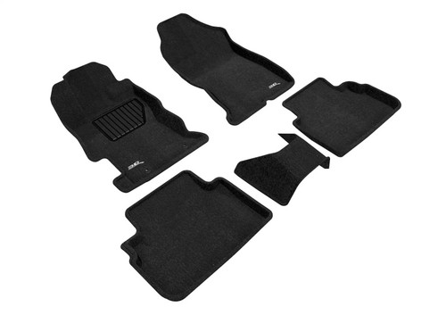 3D MAXpider Elegant Black Floor Mat Set 2nd Row, Subaru Impreza 2017-2022