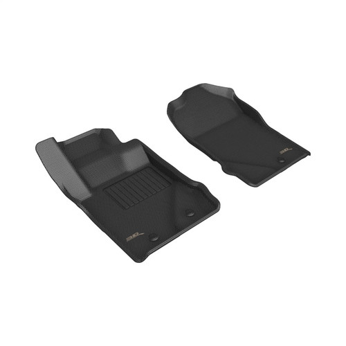 3D MAXpider Kagu 1st Row Black Floor Mat Set, Ford Bronco 2021-2024