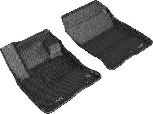 3D MAXpider Kagu 1st Row Black Floor Mat Set, Ford Escape Hybrid 2020-2024