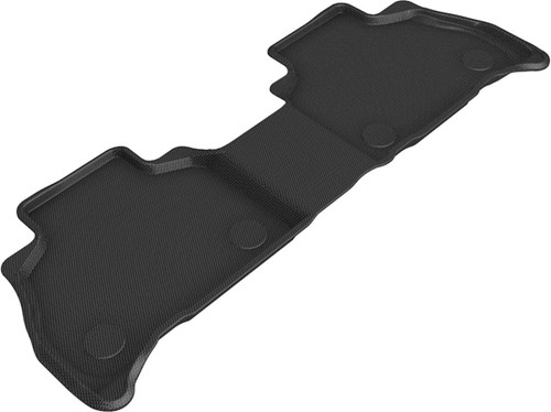3D MAXpider Kagu 2nd Row Black Floor Mat Set, BMW X7 7-Passenger 2019-2024