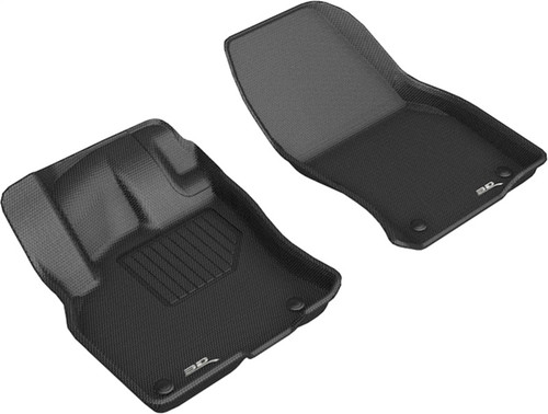 3D MAXpider Kagu 1st Row Black Floor Mat Set, Audi Q3 2019-2024