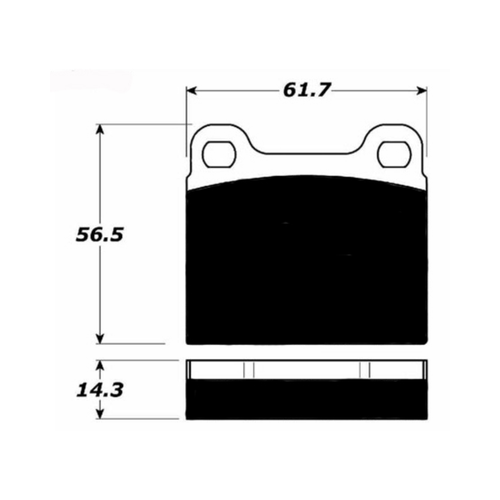 Porterfield Enterprises VP-011044 Porterfield R4-S Rear Brake Pads, 850, S/V/C70 FWD, AP31