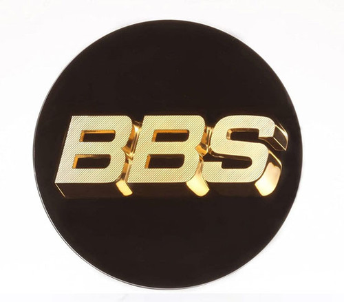 BBS 56.24.002G Type A Center Cap, Black/Gold (Single Unit)