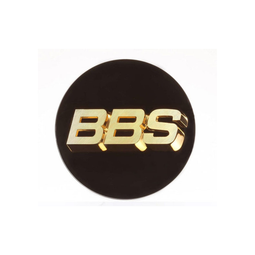 BBS 56.24.002G Type A Center Cap, Black/Gold (Single Unit)