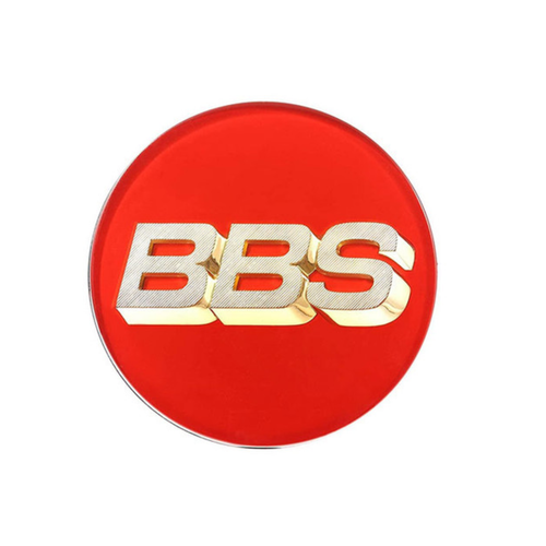 BBS 56.24.099 Type B Center Cap, Red/Gold (Single Unit) - 56.24.099