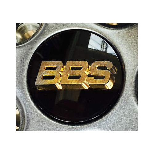 BBS 56.24.038 Type D Center Cap, Black/Gold (Single Unit) - 56.24.038