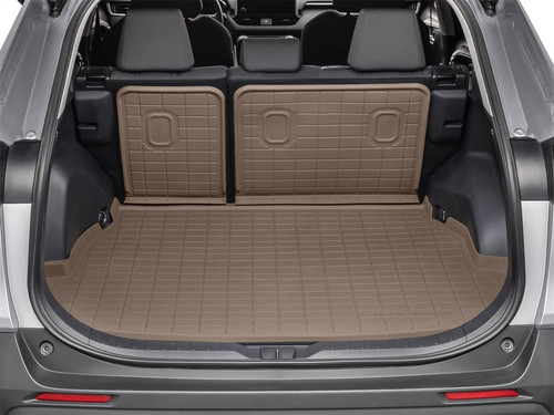 WeatherTech 19-25 Toyota RAV4 (Incl. Hybrid) Seatback Cargo Liners HP w/ Bumper Protector - Tan