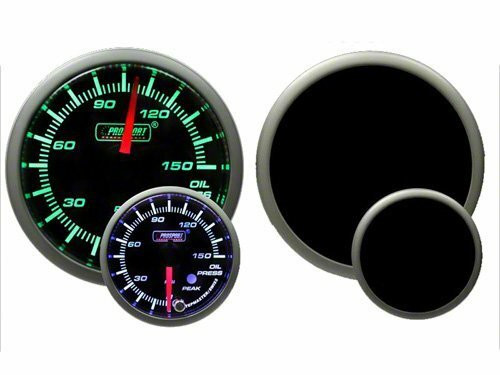 Prosport 216SMWGOPSWL270-PK Prosport 52mm Premium Oil Pressure Gauge, Green/White