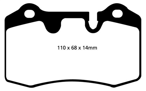 EBC DP31909C Redstuff Ceramic Rear Brake Pads, Aston Martin DB9 5.9 2004-2012