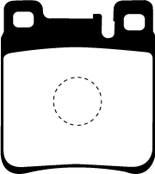EBC DP2887 Greenstuff 2000 Rear Brake Pads, Chrysler Crossfire 3.2 SRT6 2005-2006