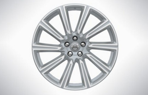 Volvo Genuine Wheels 31414514 20x9 10-Spoke Silver Diamond Cut Alloy Wheel