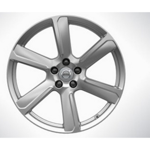 Volvo Genuine Wheels 31414513 19x8 6-Spoke Turbine Silver Alloy Wheel