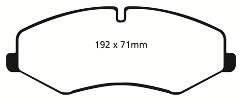 EBC DP62060 Greenstuff 6000 Elite Front Brake Pads, Land Rover LR4 5 2010-2014