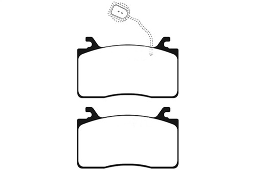 EBC DP22325 Greenstuff 2000 Front Brake Pads, Alfa Romeo Guilia 2.0T 2016+