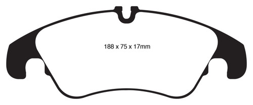 EBC 11 Audi A6 2.0 Turbo Greenstuff Front Brake Pads