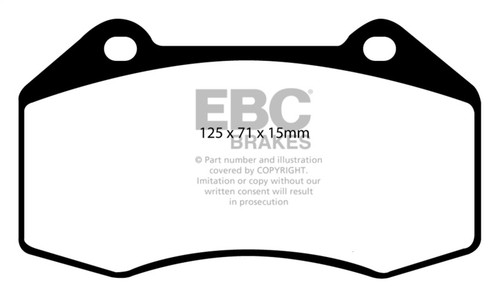 EBC DP51539NDX Bluestuff Front Brake Pads, Chevrolet Cobalt SS 2008-2010