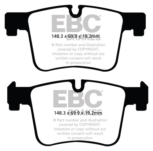 EBC DP32105C Redstuff Ceramic Front Brake Pads, BMW X3 2.0 Turbo (F25) 2011+