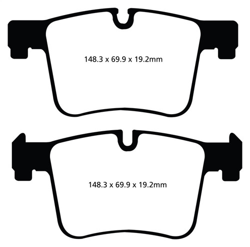 EBC DP42105R Yellowstuff Front Brake Pads, BMW X3 2.0 Turbo (F25) 2011+