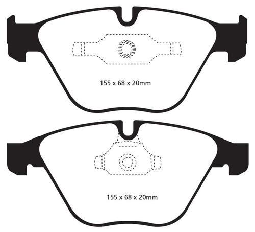 EBC DP42006R Yellowstuff Front Brake Pads, BMW Z4 3.0 Twin Turbo iS (E89) 2011+