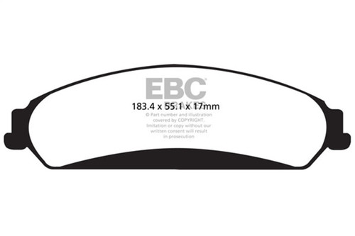 EBC DP42139R Yellowstuff Front Brake Pads, Chrysler 300C 5.7 2011+