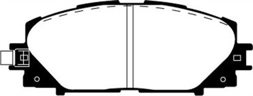 EBC DP21817 Greenstuff 2000 Front Brake Pads, Toyota Yaris 1.5 2006+