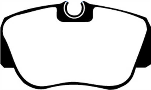 EBC DP2778 Greenstuff 2000 Front Brake Pads, Mercedes-Benz 190/190E 2.3 1984-1986