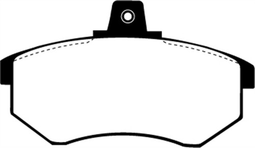 EBC DP2369/2 Greenstuff 2000 Front Brake Pads, Audi 4000 1.8 1984-1987