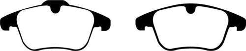 EBC DP21932 Greenstuff 2000 Front Brake Pads, Land Rover Range Rover Evoque 2.0 Turbo 2011-2015