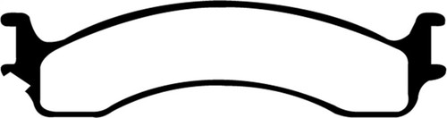 EBC DP61640 Greenstuff 6000 Elite Front Brake Pads, Dodge Ram 2500 Pick-up 5.2 2WD (Pad with wear sensor) 2000-2002