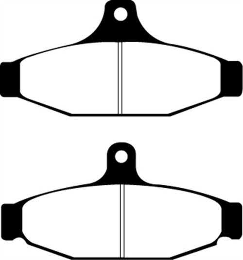 EBC DP21167 Greenstuff 2000 Rear Brake Pads, Chevrolet Camaro (3rd Gen) 2.8 (Performance Package) 1985-1988