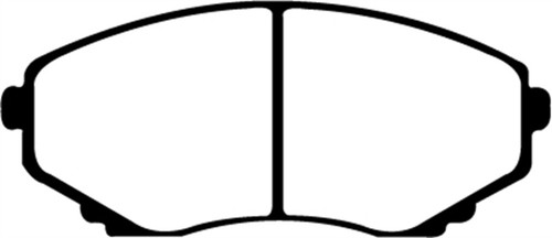 EBC DP61121 Greenstuff 6000 Elite Front Brake Pads, Mazda MPV 2.5 2000-2002