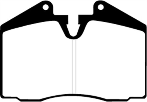 EBC DP2612 Greenstuff 2000 Rear Brake Pads, Porsche 928 5.0 1986-1991