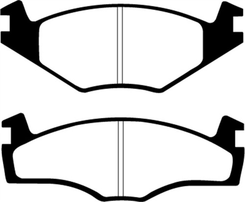 EBC DP2517 Greenstuff 2000 Front Brake Pads, Volkswagen Cabriolet 1.8 1986-1993