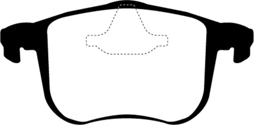 EBC DP21416 Greenstuff 2000 Front Brake Pads, Saab 9-3 2.0 Turbo (Aero) 2006-2011