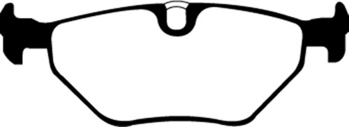 EBC DP21091 Greenstuff 2000 Rear Brake Pads, BMW 525i 2.5 (E39) 2001-2003